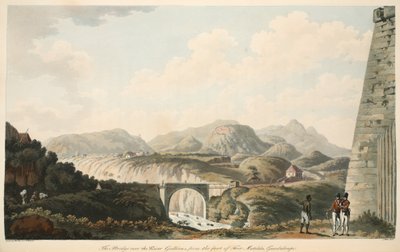 The Bridge over the River Gallions, from the foot of Fort Matilda, Guadaloupe, illustration from 